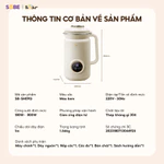 Máy Làm Sữa Hạt Bear 1L Máy Nấu Sữa Hạt Máy Xay Sữa Hạt Máy Sữa Hạt Máy Làm Sữa Máy Xay Sữa  Hạt Đa Năng SB-SH09Q — ảnh 8