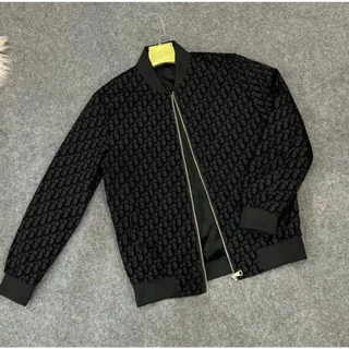 Áo Khoác Bomber Vân Nhung Diro 2 lớp Hàng Cao Cấp 2024