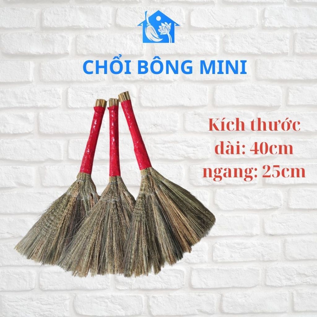 Chổi bông cỏ mini quét bếp bàn thờ bàn ghế siêu rẻ | Shopee Việt Nam