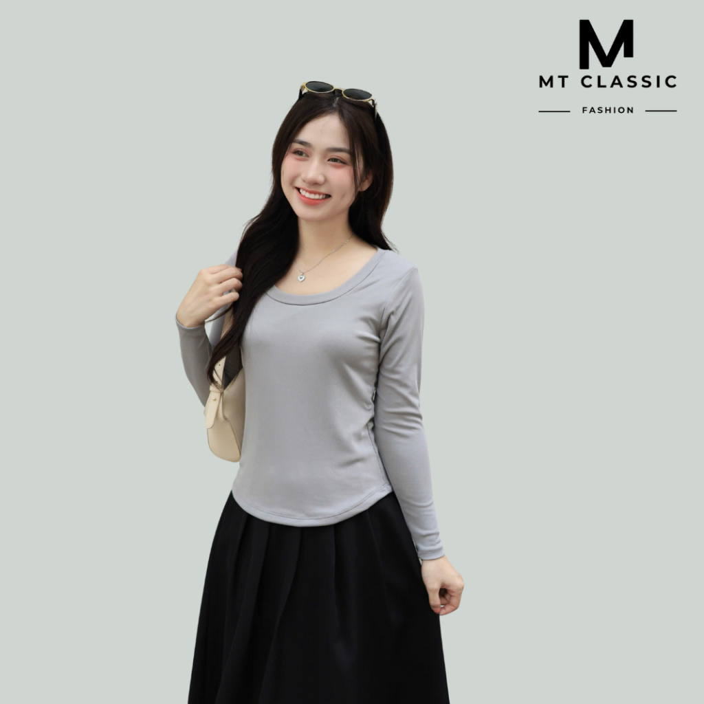 Áo thun tay dài, áo thun co gian 4 chiều chất mềm mịn, không xù lông - Mt classic