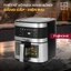 Nồi chiên không dầu 10L nhập khẩu Fujihome, nồi chiên điện tử không hơi nước 10L tự ngắt lòng chống dính cao cấp
