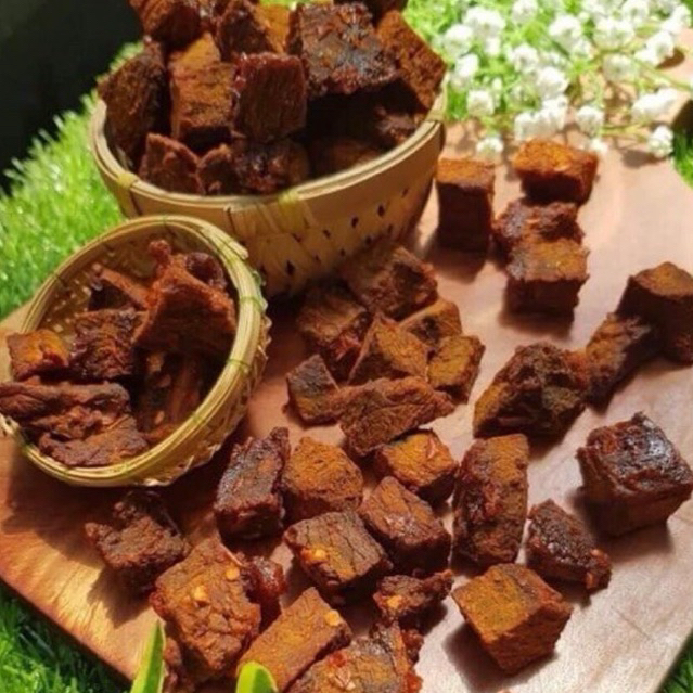 Khô Bò Viên Cục Cay cao cấp Loại 1 Siêu Ngon - 1Hộp 250G