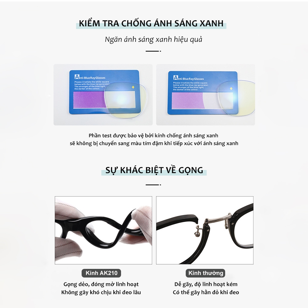 Ảnh Kính Chống Ánh Sáng Xanh Trẻ Em AORON 4-10 Tuổi Gọng Chống Gãy Cho Bé Và Gái Giảm Mỏi Mắt Khi Dùng Máy Tính AK210 4