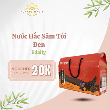 Nước Hắc Nhân Sâm Tỏi Đen Edally Hàn Quốc Giảm Mệt Mỏi Cải Thiện Sức Khỏe Hộp 30 gói x 50ml
