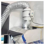 Combo Quạt Thông Gió Hút Mùi Nefa Và Máng Hút Mùi Bếp Inox Hút Sạch Mùi Thức Ăn, Dầu Mỡ, Khói Nhanh Chóng — ảnh 8