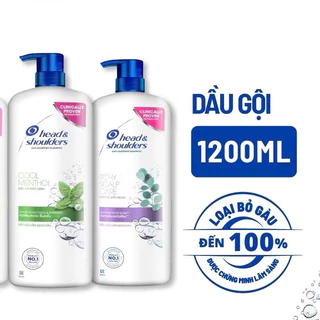 [Date 2027] Dầu Gội Head & Shoulders Bạc Hà Mát Lạnh và Sạch Gàu Chai 1200ml& 850ml