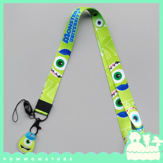 Dây Đeo Thẻ Vải Canvas 45cm Nhân Vật Hoạt Hình Monster, Inc., Toy Story, Lotso, Sanrio - Móc Khóa Acrylic