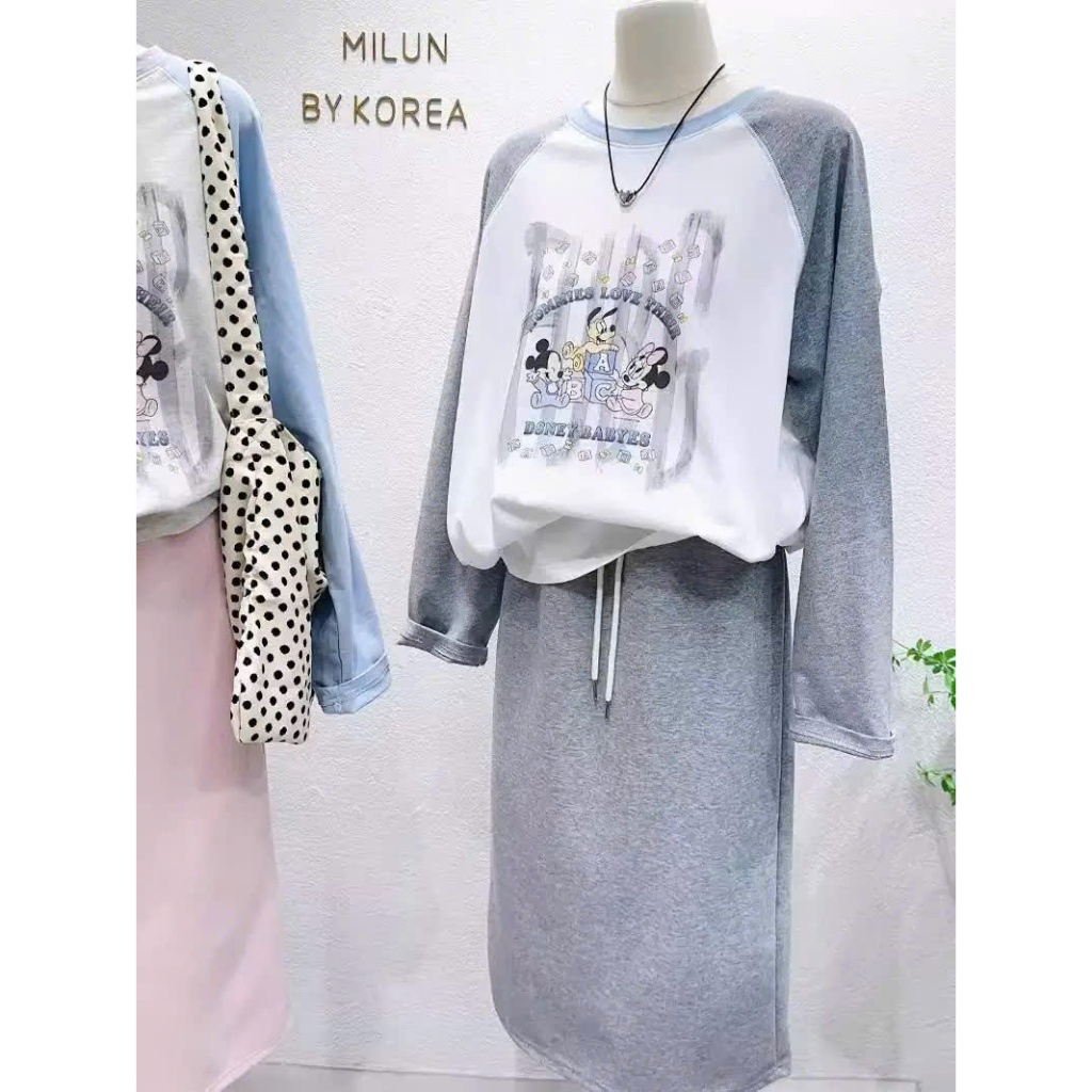 Áo thun nữ tay dài phối màu Vintage in hình JULY FASHION, Áo thun dài tay nữ dáng rông thun xượt mỏng nhẹ phu hợp 4 mùa
