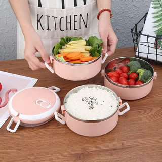 Hộp cơm lúa mạch 4 tầng giữ nhiệt đồ ăn,Hộp đựng cơm