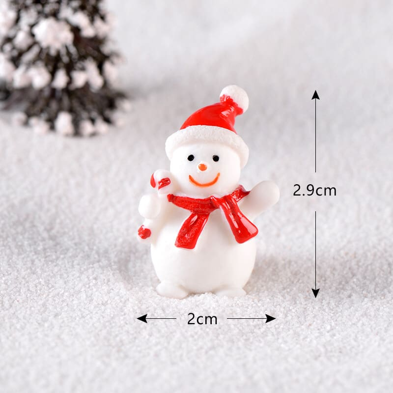 Mô hình ông già noel, người tuyết trang trí terrarium,tiểu cảnh, DIY