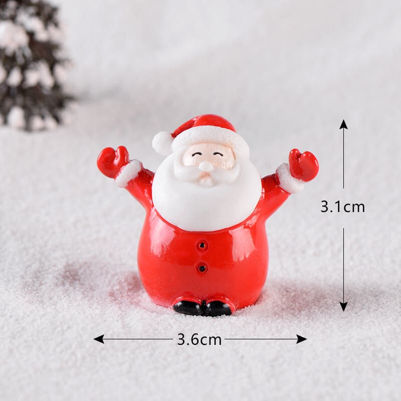 Mô hình ông già noel, người tuyết trang trí terrarium,tiểu cảnh, DIY