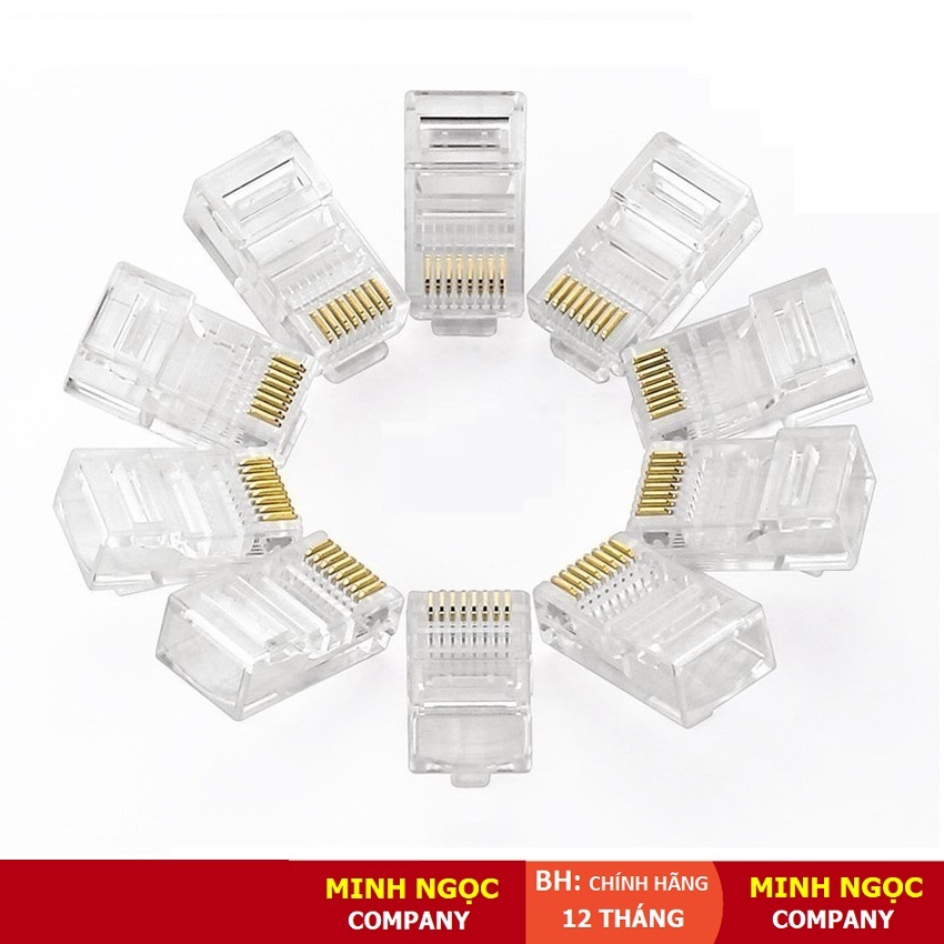 Đầu Bấm Mạng RJ45 Nhựa ( Túi 100 Hạt Mạng) | Shopee Việt Nam