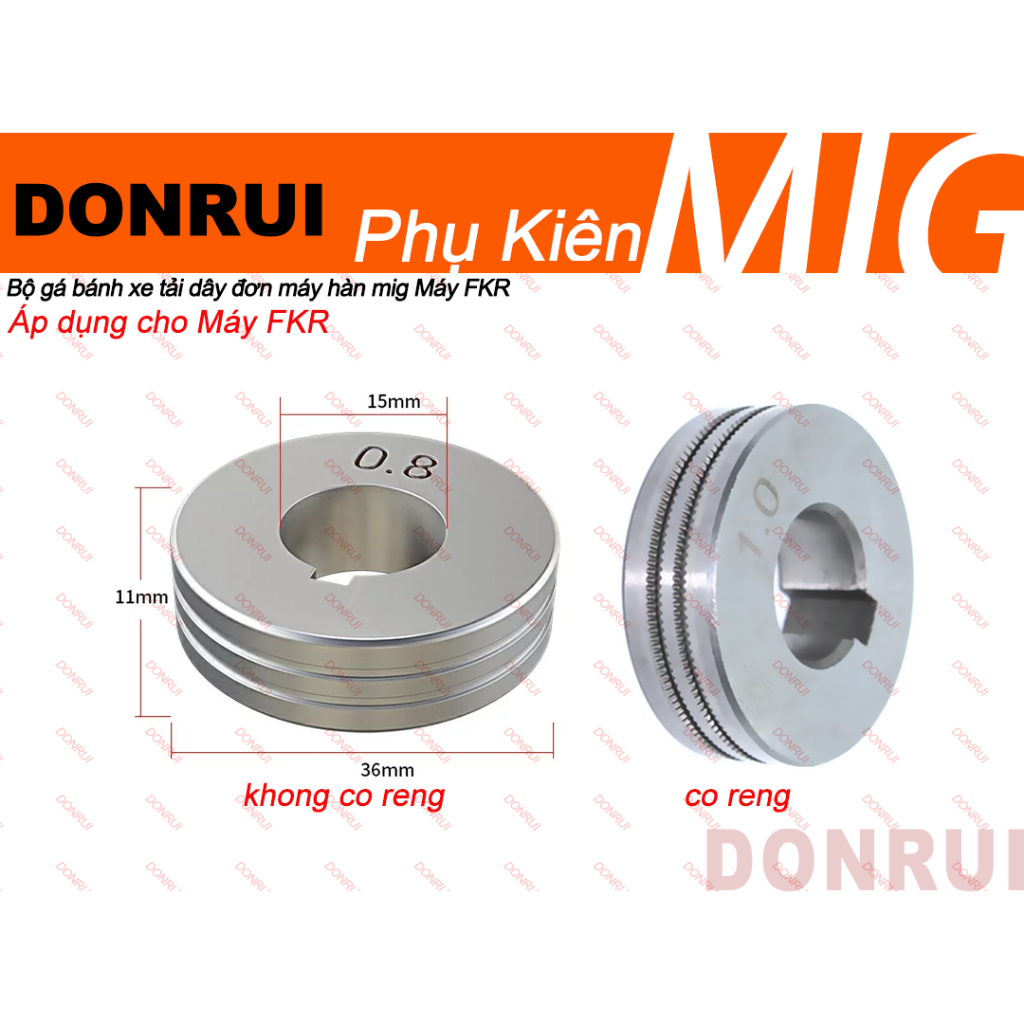 Bánh xe tải dây máy hàn mig Máy FKR - Rulo đẩy dây máy hàn ZK Con lăn ...