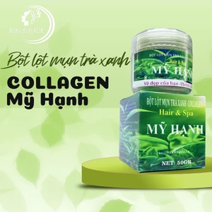 Bột lột mụn trà xanh collgen Mỹ Hạnh , lấy mụn cám mụn đầu đen,chất bả nhờn ,50g