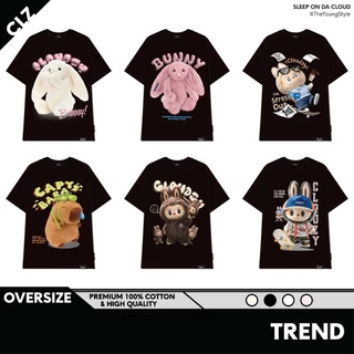 Áo thun nam nữ unisex tay lỡ phông local brand CLOUDZY form rộng cổ tròn oversize cotton TH AT TREND