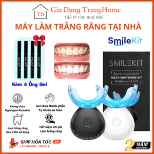 Máy Làm Trắng Răng SMILEKIT S5 Giúp Tẩy Trắng Răng Không Ê Buốt Chắc Khỏe Từ Sâu Bên Trong Hiểu Quả