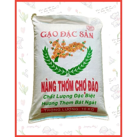 Gạo Nàng Thơm Chợ Đào Túi 10kg Mềm Thơm Ngọt Cơm
