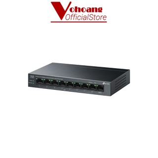 Switch Để Bàn 9 Cổng với 8 Cổng PoE+ TP-Link LS109P 10/100Mbps Công Suất PoE 63W, Truyền PoE 250m