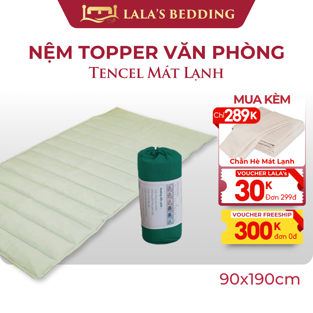 [LIVE] Nệm Topper Văn Phòng Tencel Mát Lạnh Chần Gòn Microfiber Size ...