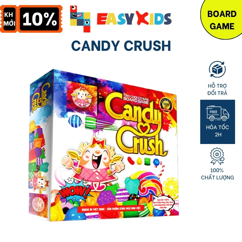 Đồ Chơi Board Game Candy Crush Đồ Chơi Phát Triển Tư Duy Não Bộ Dễ Chơi Vui Nhộn