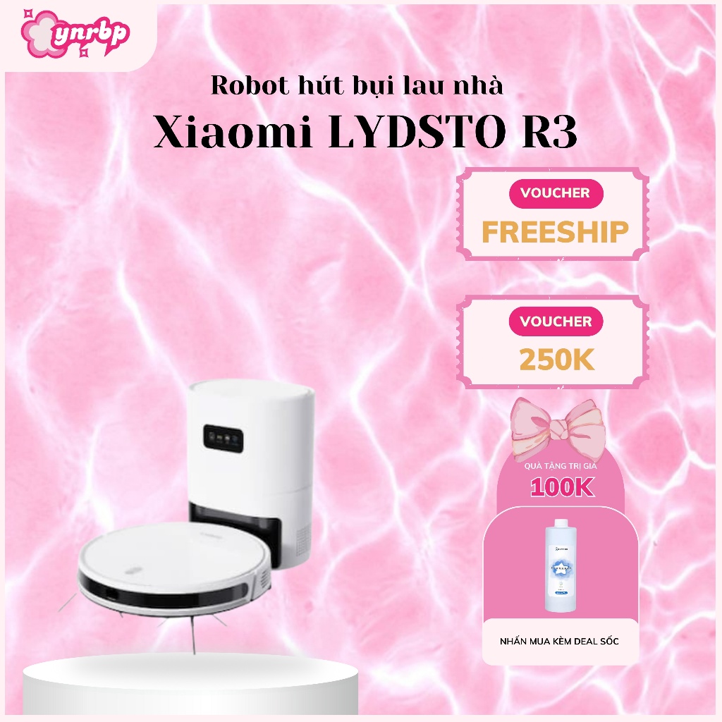 Robot hút bụi lau nhà Xiaomi LYDSTO R3 | Shopee Việt Nam
