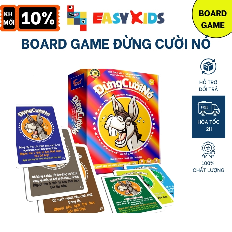 Đồ Chơi Board Game - Đừng Cười Nó - Trò Chơi Hay Hài Hước Đấu Trí Đội Nhóm Kết Nối Thành Viên