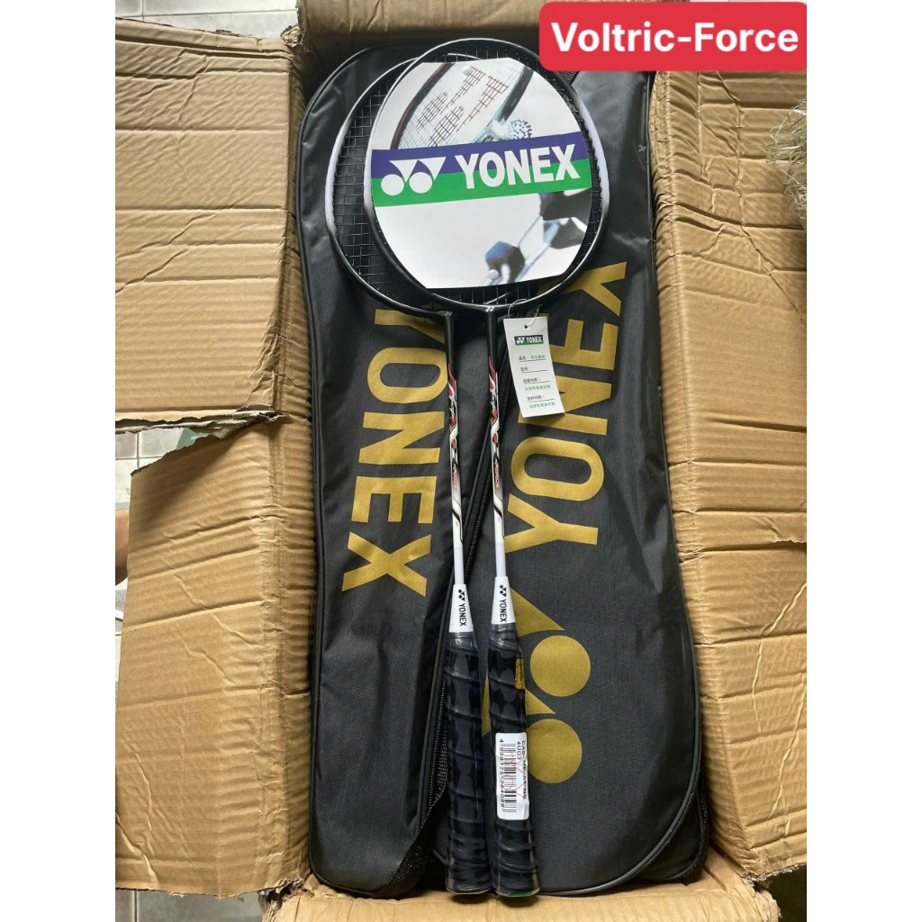Ảnh Bộ 2 Vợt Cầu Lông YN Căng Sẵn Khung Crom Siêu Cứng,Siêu Dẻo + Tặng Cuốn Cán Và Bao Đựng 2