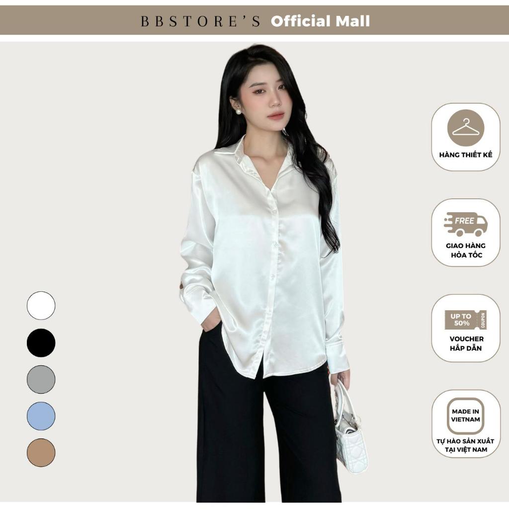 Ảnh BBSTORE’S Áo Sơ Mi Công Sở Vải Lụa Mát Không Nhăn - TK18 1