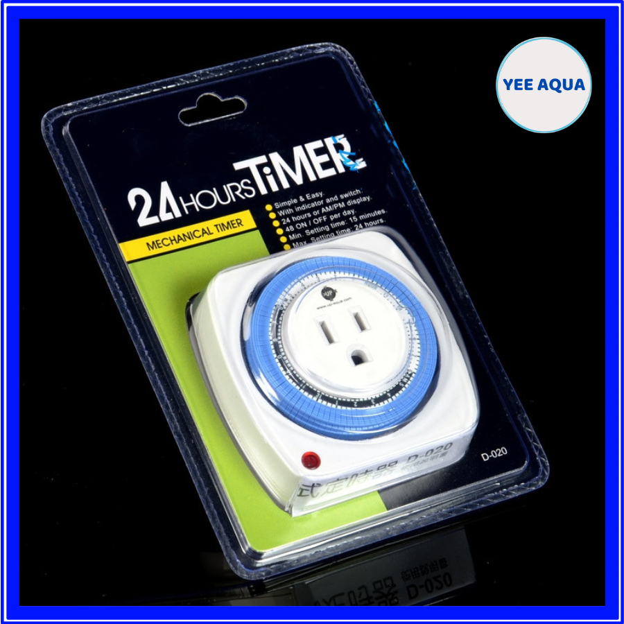 Ổ cắm hẹn giờ cơ | Timer Cơ Up Aqua D 202 | ổ hẹn giờ cho bể thuỷ sinh ...