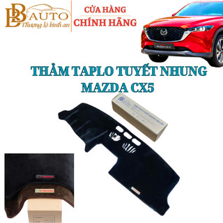 Thảm Taplo Ô Tô Mazda CX5 đời 13 - 17, CX5 đời 18 -26 Chất Liệu Nhung Mịn Cao Cấp Bảo Vệ Xe Chánh Nóng, Nắng, Ẩm
