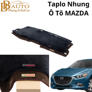 Thảm Taplo Ô Tô MAZDA 3 đời 2015-2019, 2020-2026 Chất Tuyết Nhung Mịn Cao Cấp không trơn trượt cong vênh bảo vệ taplo