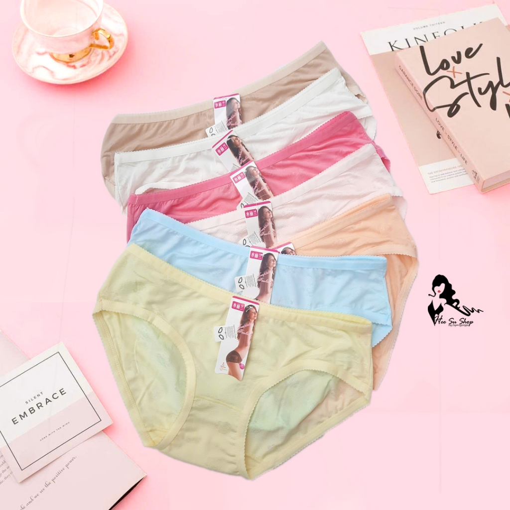 Combo 5 quần lót thun lạnh có lỗ thông hơi siêu mát mã 810 free size dưới 55kg