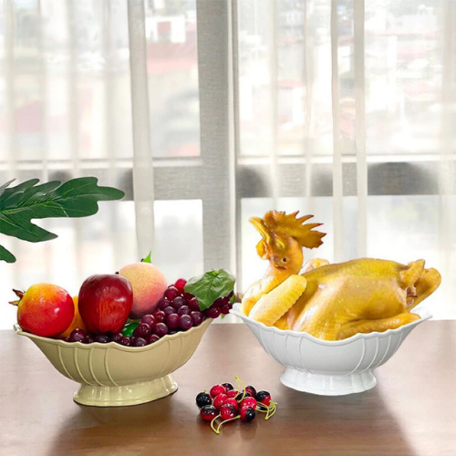 Combo 2 Chiếc Bát Đựng Gà Cúng Ngày Tết, Bát Thuyền Đựng Gà, Ngày Rằm Gà Nguyên Con Hoặc Để Trái Cây Bằng Nhựa