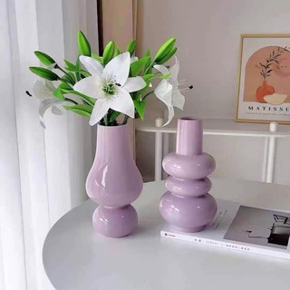 Bộ 2 Bình hoa Minchien cao cấp / Minchien Vase chất liệu thuỷ tinh hiện đại