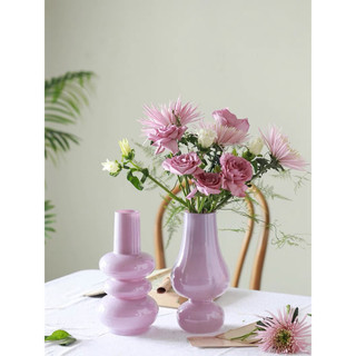 Bộ 2 Bình hoa Minchien cao cấp / Minchien Vase chất liệu thuỷ tinh hiện đại