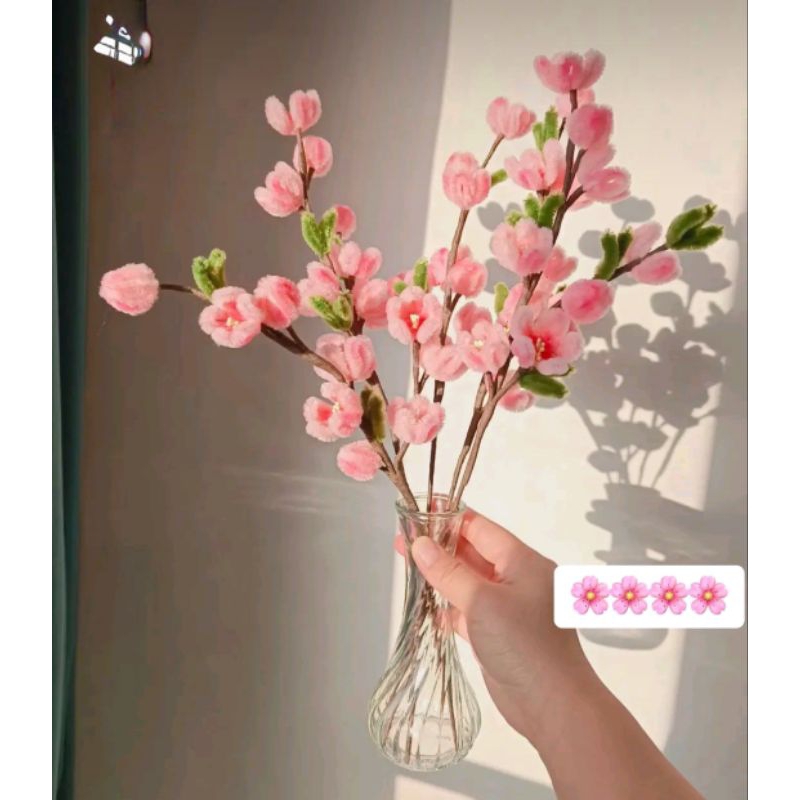 Cành Đào , Mai Kẽm Nhung Chụp Ảnh, Decor Siêu Xinh