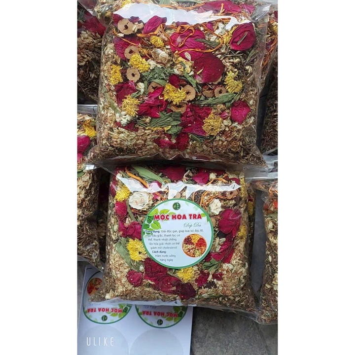 Trà thảo mộc sapa-hoa trà giải độc mát gan ngủ ngon(1ky) spa dưỡng dinh dùng đẹp ra(10vị thảo mộc trà)