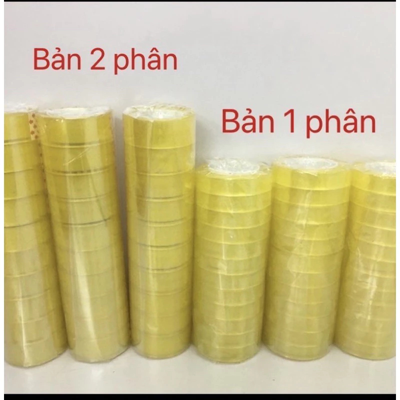 1 cây băng dính văn phòng bản 1cm - 2cm, băng keo văn phòng dính chắc