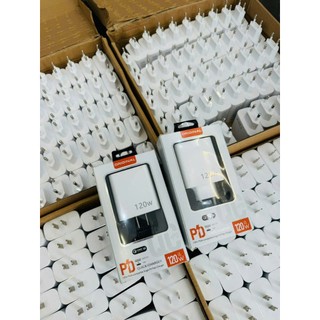 SIÊU HOT Cốc Sạc Nhanh Travel Charger 120W GaN 5-Port Fast Charger Set ( 3 USB + 2 Type C) phukienmk10