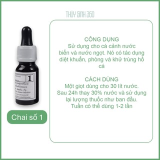 Bio Knock Thái Lan - Dành Cho Cá Cảnh Nấm, Xù Vẩy, Thối Thân - Khử Trùng Hồ Cá