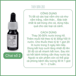 Bio Knock Thái Lan - Dành Cho Cá Cảnh Nấm, Xù Vẩy, Thối Thân - Khử Trùng Hồ Cá