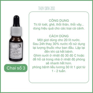 Bio Knock Thái Lan - Dành Cho Cá Cảnh Nấm, Xù Vẩy, Thối Thân - Khử Trùng Hồ Cá