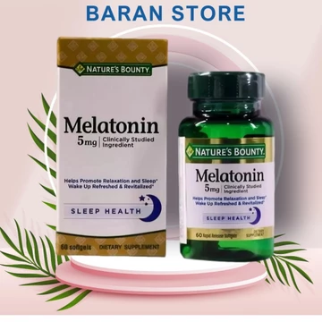 Viên Uống Melatonin 5mg Nature Bounty 60 viên - Baran Store