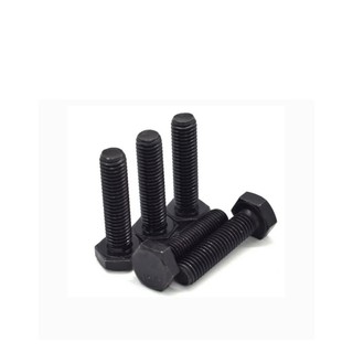 (Đen 8.8)  M8,M10,M12, M14,M16 Bulong lục giác ngoài đen M8-M16 cấp bền 8.8