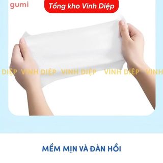 Thùng 5 gói khăn ướt GUMI không CỒN không PARABENS cao cấp dành cho em bé, cực kì an toàn