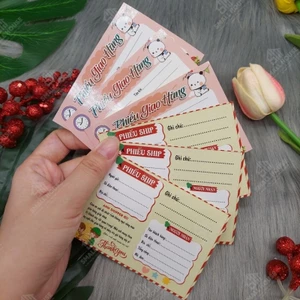 20 Tem dán mã vận đơn, cảm ơn shiper 7*10 cm có keo dán, cán màn chống nước tiện lợi