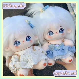 [81 mẫu][ORD] Doll không thuộc tính tóc tơ 20cm có tai - Búp bê không thuộc tính 20cm có xương