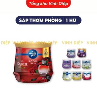 Sáp thơm phòng huyền bí  Hương Thư Giãn/ Oải Hương/ Downy/ Hoa Tươi/ Sả/ Hoa Hồng/ Chanh Hộp 180G