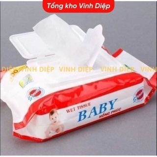 Khăn ướt baby Phú Đạt combo 5 gói