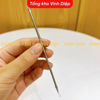 Que Nặn Mụn 2 Đầu Cao Cấp Inox 8cm